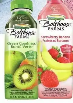 Sobeys Bolthouse Juice offer