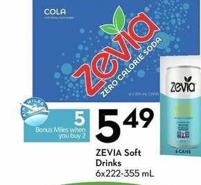 Sobeys Zevia Soft Drinks offer