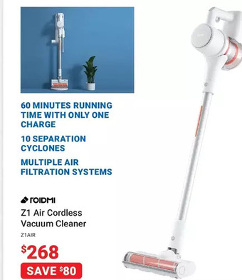 Visions Electronics Roidmi Z1 Air Cordless Vacuum Cleaner offer