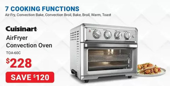 Visions Electronics Cuisinart AirFryer Convection Oven offer
