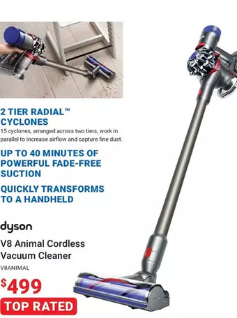 Visions Electronics Dyson V8 Animal Cordless Vacuum Cleaner offer