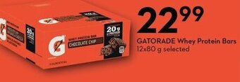 Sobeys Gatorade Whey Protein Bars offer