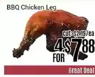 Nations Fresh Foods BBQ Chicken Leg offer