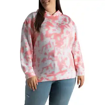 Giant Tiger mySTYLE Women's Plus Spring Break Tie-Dye Popover Hoodie offer