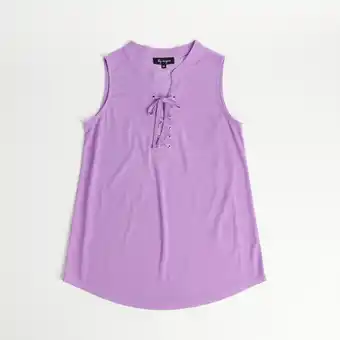 Giant Tiger lily morgan Women's Solid Lace-Up Top offer