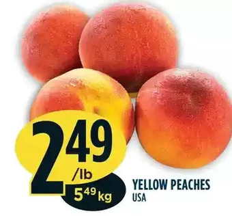 Marché Adonis Yellow Peaches offer
