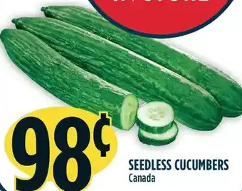 Marché Adonis Seedless Cucumbers offer