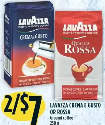 Marché Adonis Lavazza Crema E Gusto or Rossa Ground Coffee offer