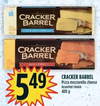 Marché Adonis Cracker Barrel Pizza Mozzarella Cheese offer
