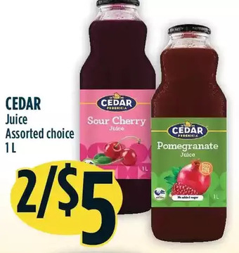 Marché Adonis Cedar Juice offer