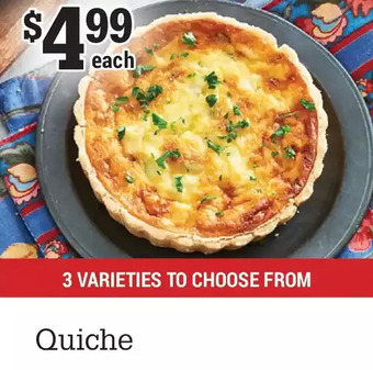 M & M Food Market Quiche offer