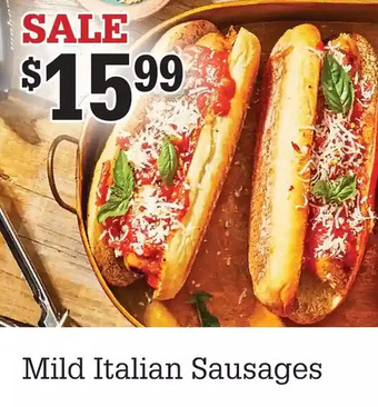 M & M Food Market Mild Italian Sausages offer