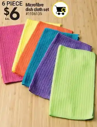 Giant Tiger Microfibre Dish Cloth Set offer