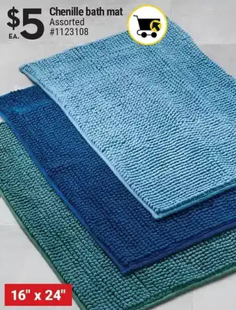 Giant Tiger Chenille Bath Mat offer