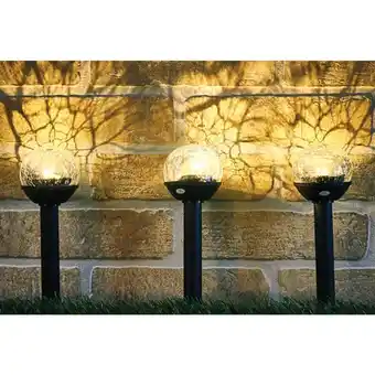 Giant Tiger Solar Glass Crackle Lights offer