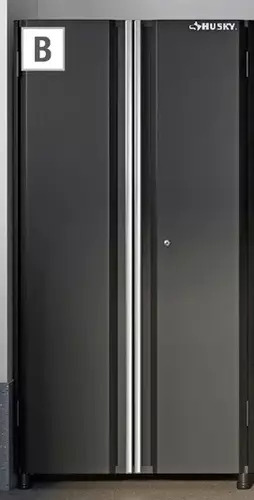 Home Depot Husky 72" Tall Garage Cabinet offer
