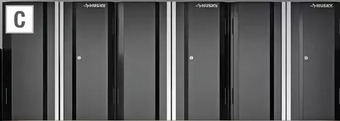 Home Depot Husky 28" Garage Wall Cabinet offer