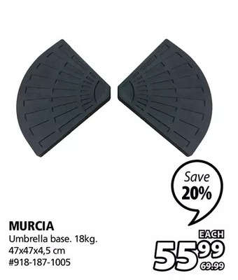 JYSK MURCIA (Umbrella Base) offer