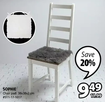 JYSK SOPHIE (Chair Pad) offer