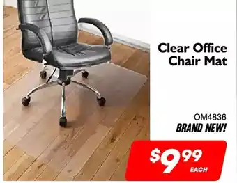 Factory Direct Clear Office Chair Mat offer