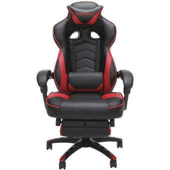 Staples Respawn 110 Racing Style Reclining Ergonomic Leather Gaming Chair with Footrest offer