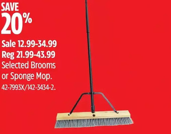 Canadian Tire Brooms or Sponge Mop offer