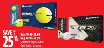 Canadian Tire TaylorMade Golf Balls offer