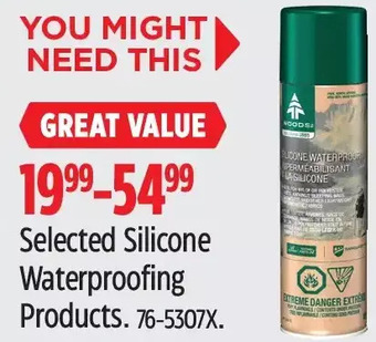 Canadian Tire Silicone Waterproofing Products offer