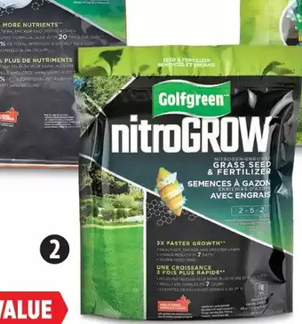 Canadian Tire Golfgreen Nitrogrow Seed & Fertilizer offer
