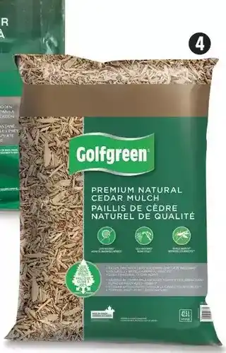 Canadian Tire Golfgreen Premium Natural Cedar Mulch offer