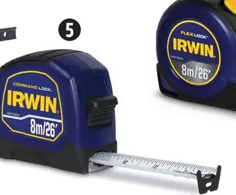 Canadian Tire Irwin 26' 8M Command Lock Tape Measure offer