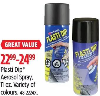 Canadian Tire Plasti Dip Aerosol Spray, 11-oz offer