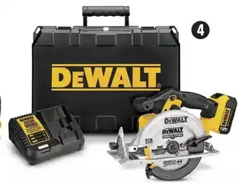 Canadian Tire Dewalt 20V Li-Ion 6 1/2" Circular Saw with E-Brake Kit, 5.0Ah offer