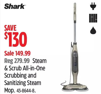 Canadian Tire Shark Steam & Scrub All-in-One Scrubbing and Sanitizing Steam Mop offer