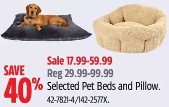 Canadian Tire Pet Beds and Pillow offer