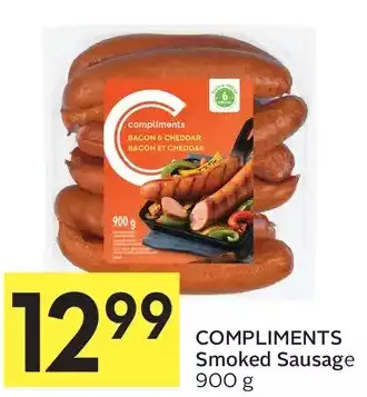 Foodland Compliments Smoked Sausage offer