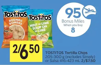 Foodland Tostitos Tortilla Chips or Salsa offer