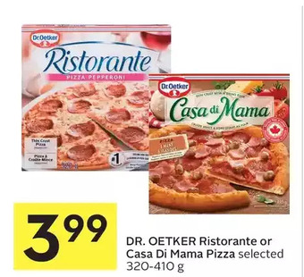 Foodland Dr. Oetker Ristorante or Casa Di Mama Pizza offer