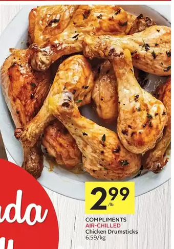 Foodland Compliments Air-Chilled Chicken Drumsticks offer