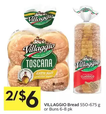 Foodland Villaggio Bread or Buns offer
