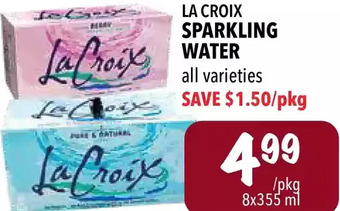 Farm Boy La Croix Sparkling Water offer