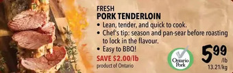 Farm Boy Fresh Pork Tenderloin offer