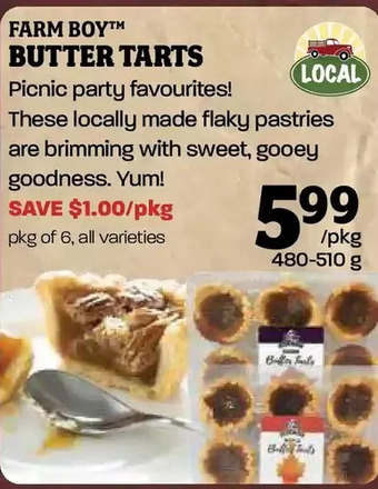 Farm Boy Farm Boy Butter Tarts offer