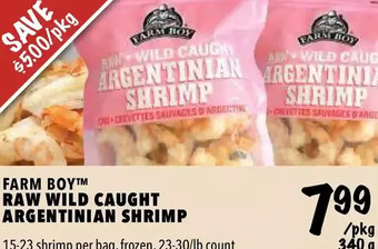 Farm Boy Farm Boy Raw Wild Caught Argentinian Shrimp offer