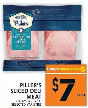 Food Basics Piller's Sliced Deli Meat offer