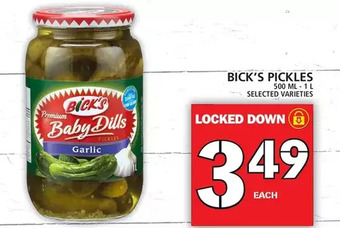 Food Basics Bick's Pickles offer