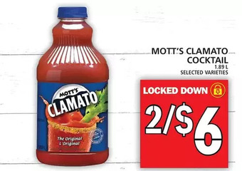 Food Basics Mott's Clamato Cocktail offer
