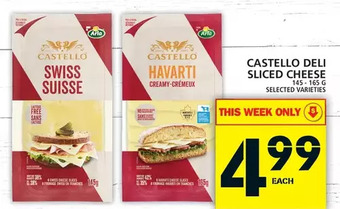 Food Basics Castello Deli Sliced Cheese offer