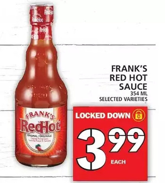 Food Basics Frank's Red Hot Sauce offer