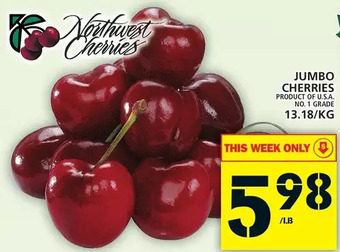 Food Basics Jumbo Cherries offer